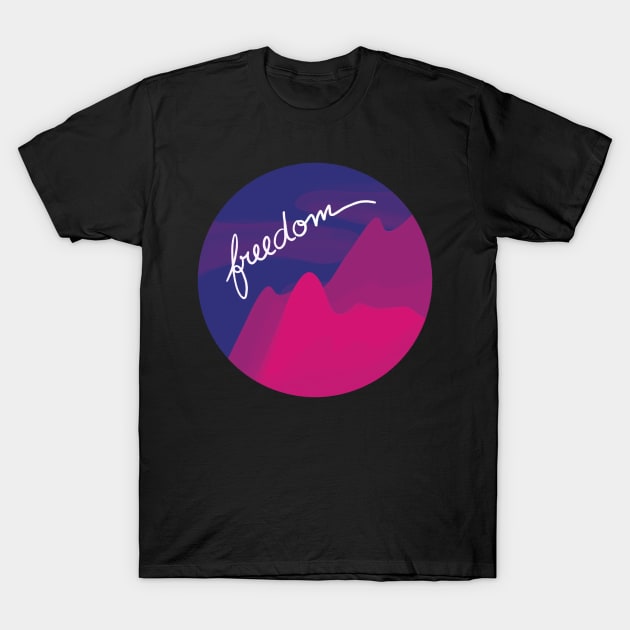 Freedom / Nature Camping Trip T-Shirt by nathalieaynie